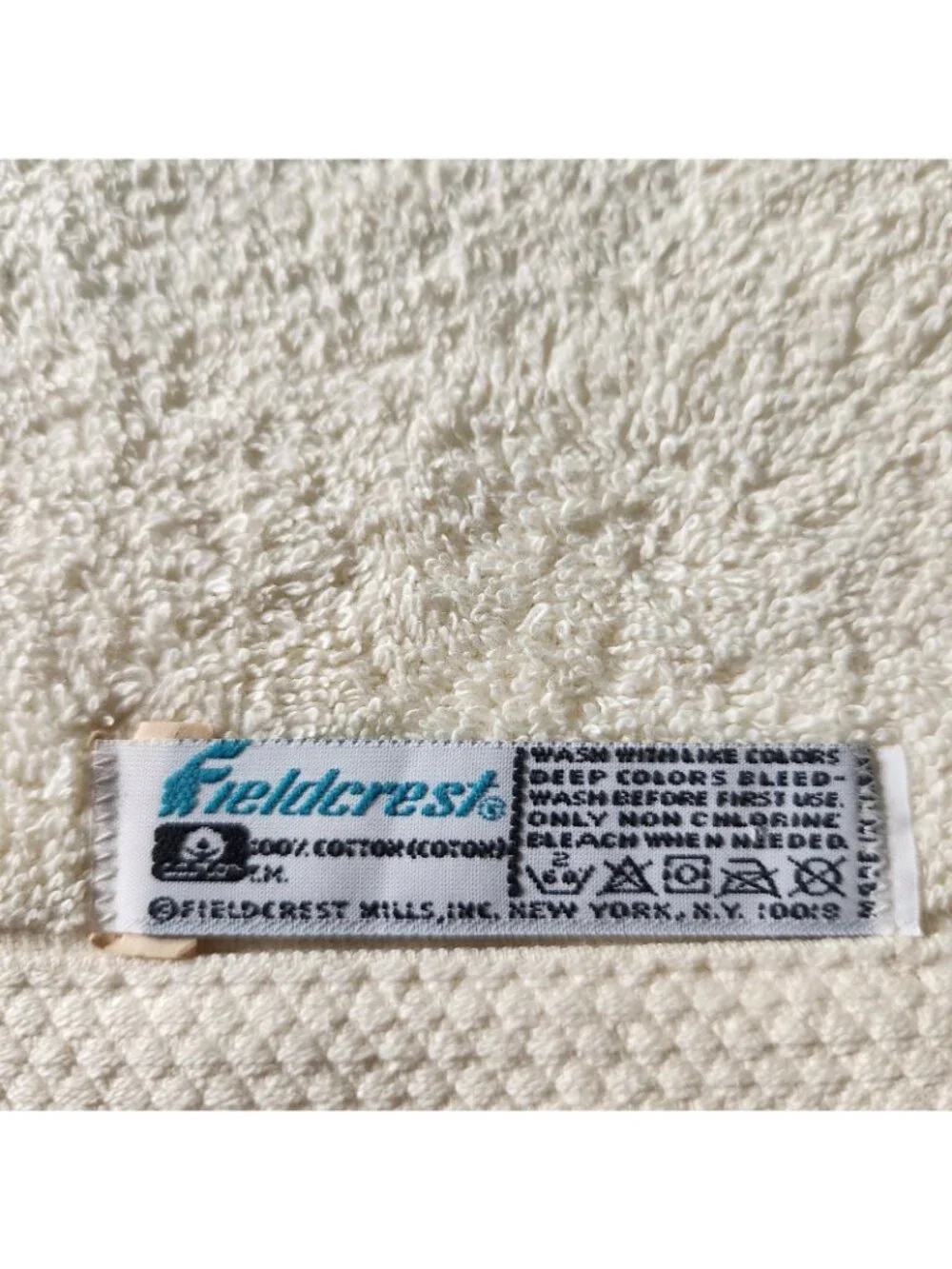 Vintage Fieldcrest Mallard Duck Bath Beach Towel Cabin Man Cave Bathroom